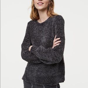 NWT chenille Loft sweater with blouson sleeve.
